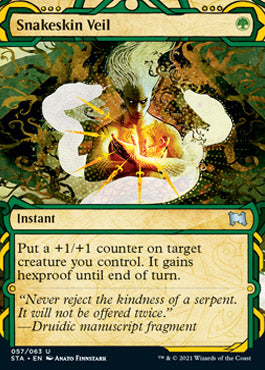 Snakeskin Veil (Foil Etched) [Strixhaven: Mystical Archive] | Deep Dive Games St. Marys