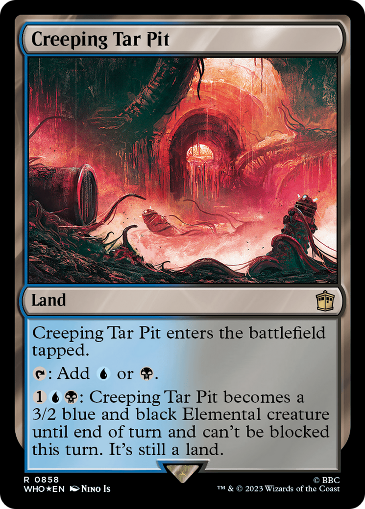 Creeping Tar Pit (Surge Foil) [Doctor Who] | Deep Dive Games St. Marys
