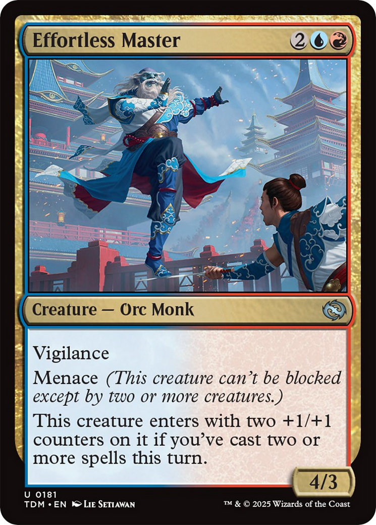 Effortless Master [Tarkir: Dragonstorm] | Deep Dive Games St. Marys