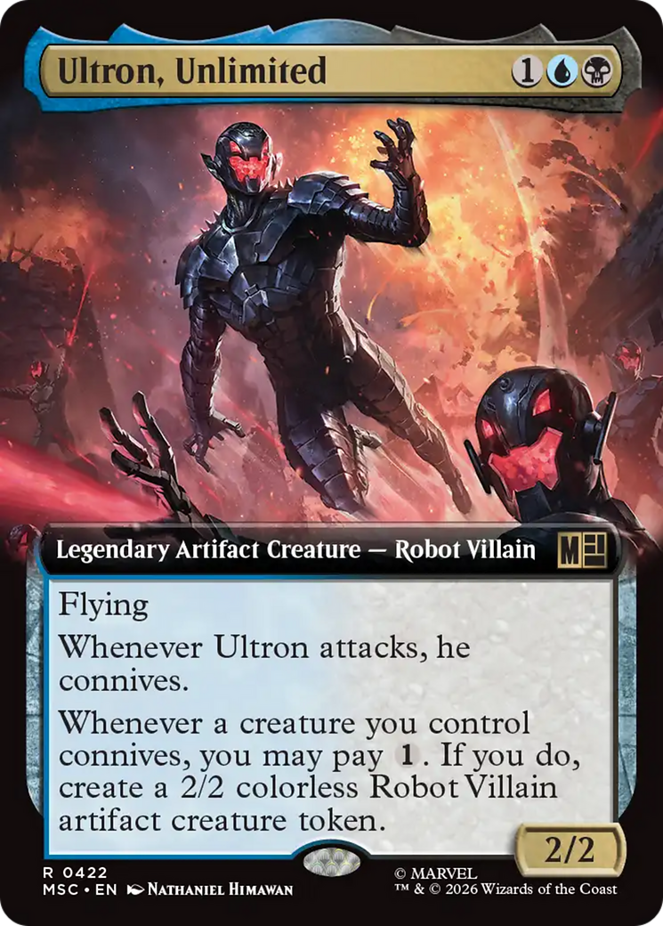 Ultron, Unlimited (Extended Art) [Marvel Super Heroes Commander] | Deep Dive Games St. Marys