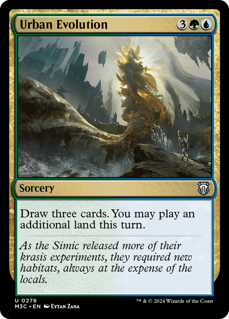 Urban Evolution (Ripple Foil) [Modern Horizons 3 Commander] | Deep Dive Games St. Marys