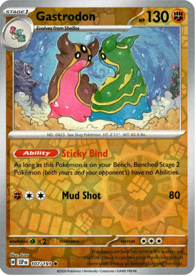 Gastrodon (107/191) [Scarlet & Violet: Surging Sparks] | Deep Dive Games St. Marys