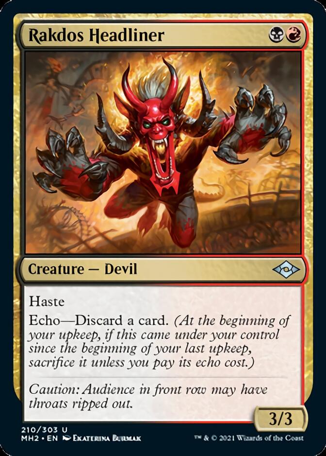 Rakdos Headliner [Modern Horizons 2] | Deep Dive Games St. Marys