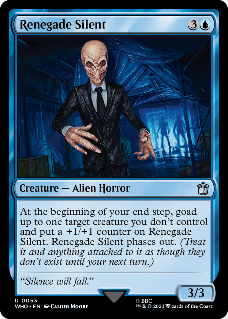 Renegade Silent [Doctor Who] | Deep Dive Games St. Marys