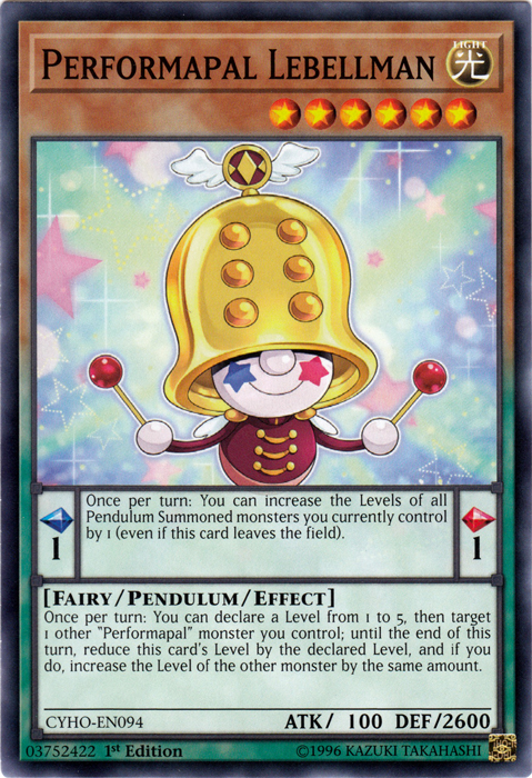 Performapal Lebellman [CYHO-EN094] Common | Deep Dive Games St. Marys
