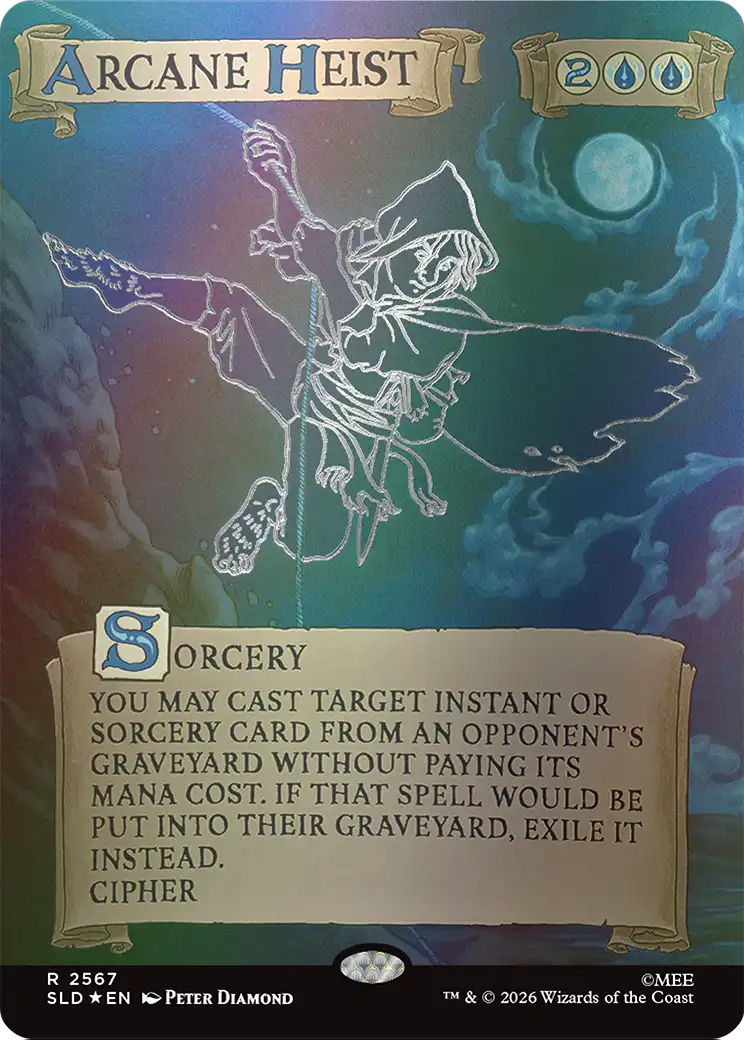 Arcane Heist (Out Of Sight Foil) [Secret Lair Drop Series] | Deep Dive Games St. Marys