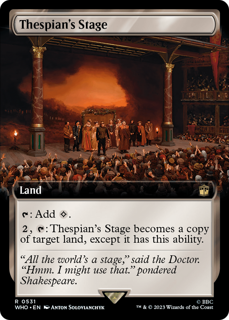 Thespian's Stage (Extended Art) [Doctor Who] | Deep Dive Games St. Marys