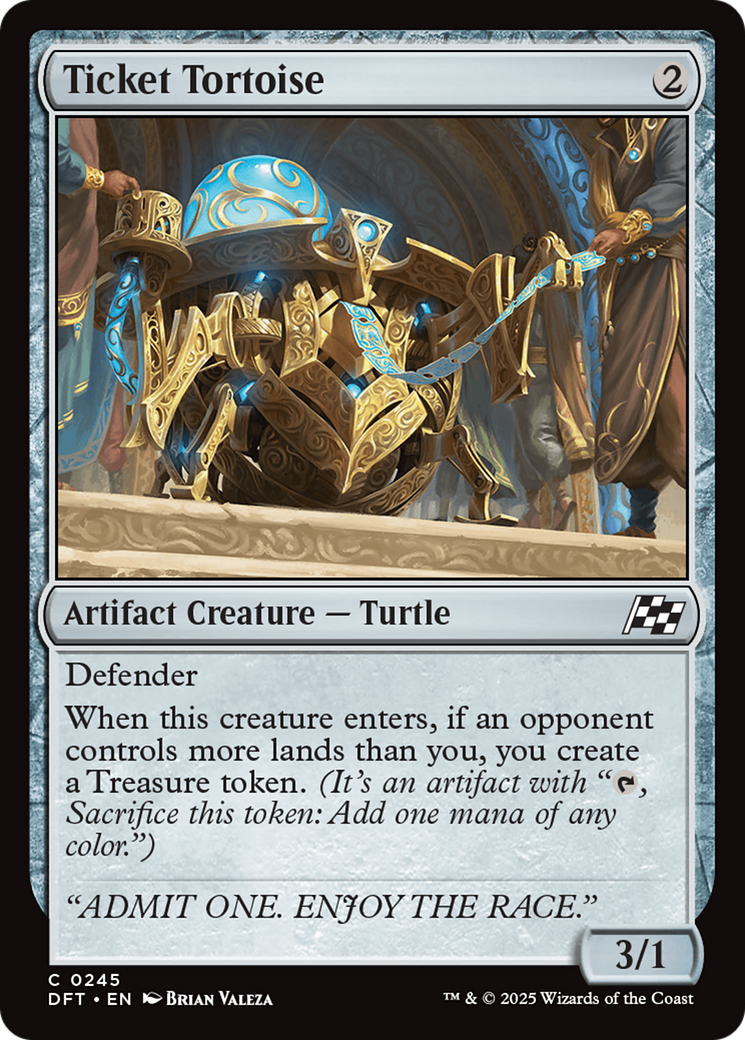 Ticket Tortoise [Aetherdrift] | Deep Dive Games St. Marys