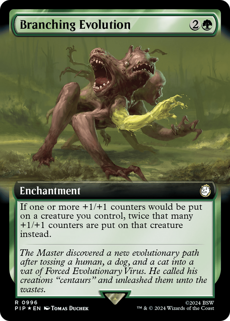 Branching Evolution (Extended Art) (Surge Foil) [Fallout] | Deep Dive Games St. Marys
