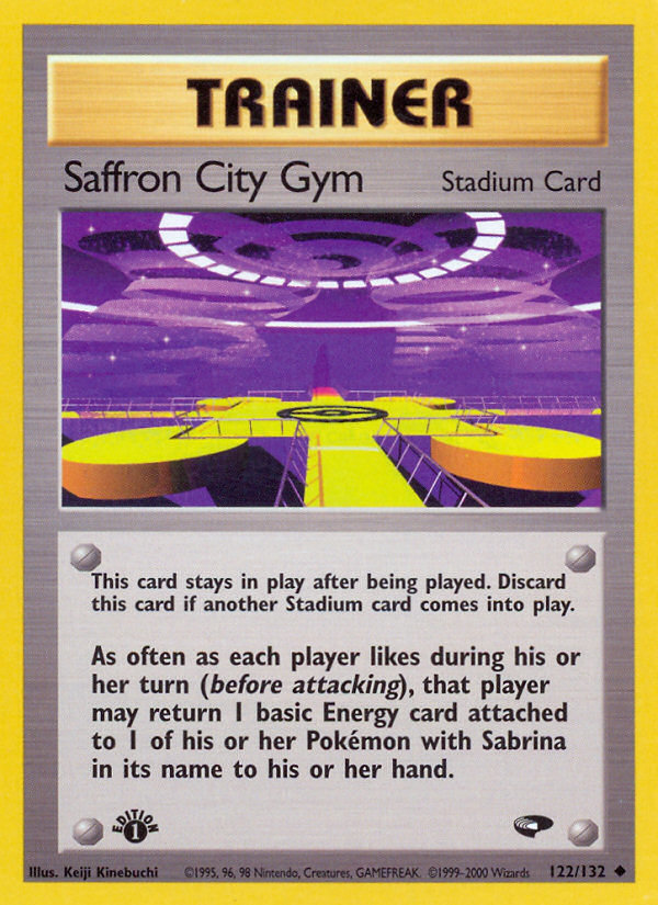 Saffron City Gym (122/132) [Gym Challenge 1st Edition] | Deep Dive Games St. Marys