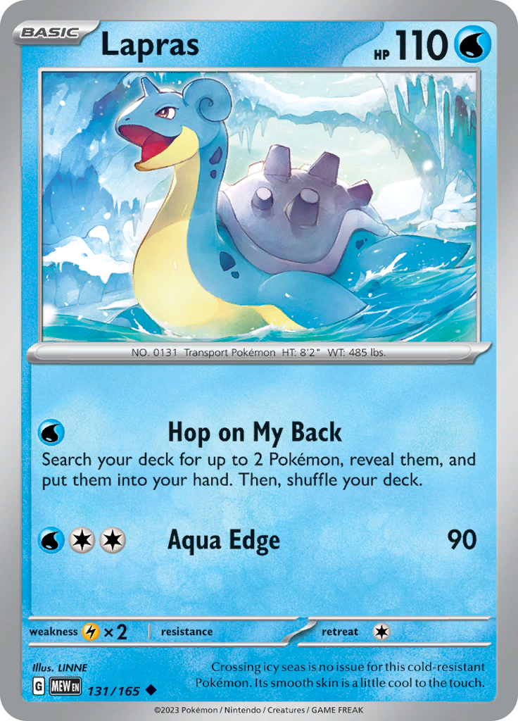 Lapras (131/165) [Scarlet & Violet 151] | Deep Dive Games St. Marys