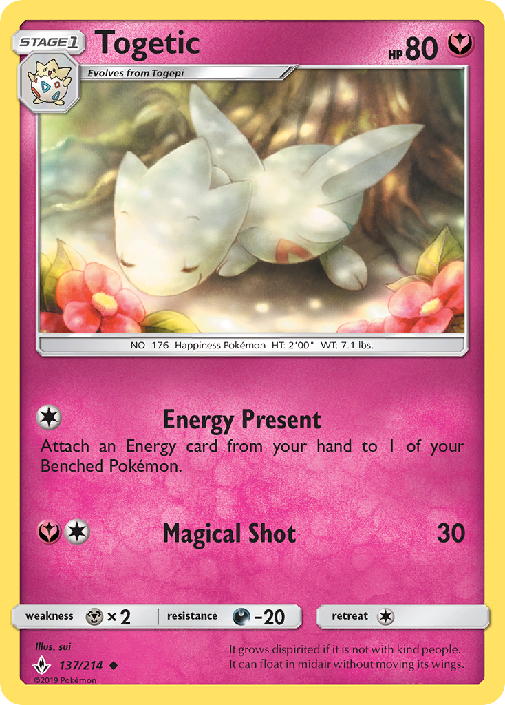 Togetic (137/214) [Sun & Moon: Unbroken Bonds] | Deep Dive Games St. Marys