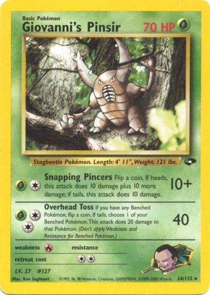 Giovanni's Pinsir (24/132) [Gym Challenge Unlimited] | Deep Dive Games St. Marys