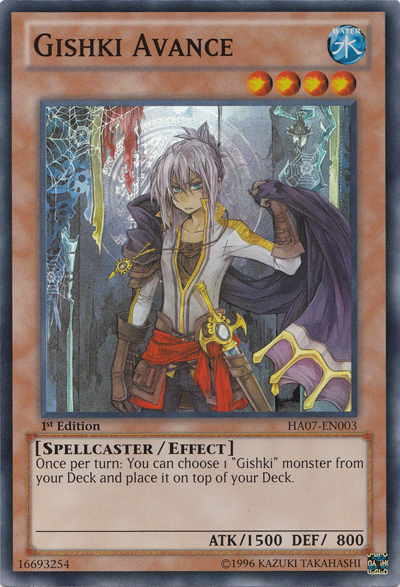 Gishki Avance [HA07-EN003] Super Rare | Deep Dive Games St. Marys
