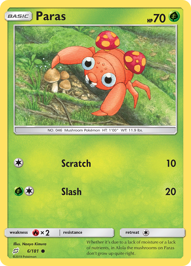 Paras (6/181) [Sun & Moon: Team Up] | Deep Dive Games St. Marys