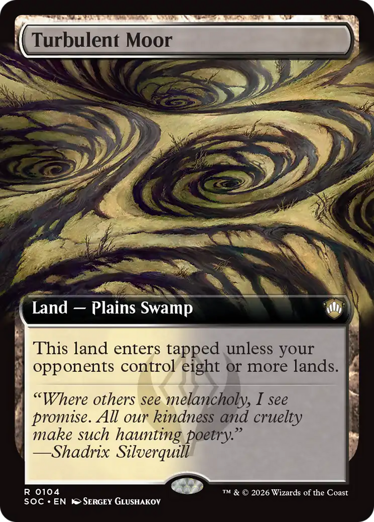 Turbulent Moor (Extended Art) [Secrets of Strixhaven Commander] | Deep Dive Games St. Marys