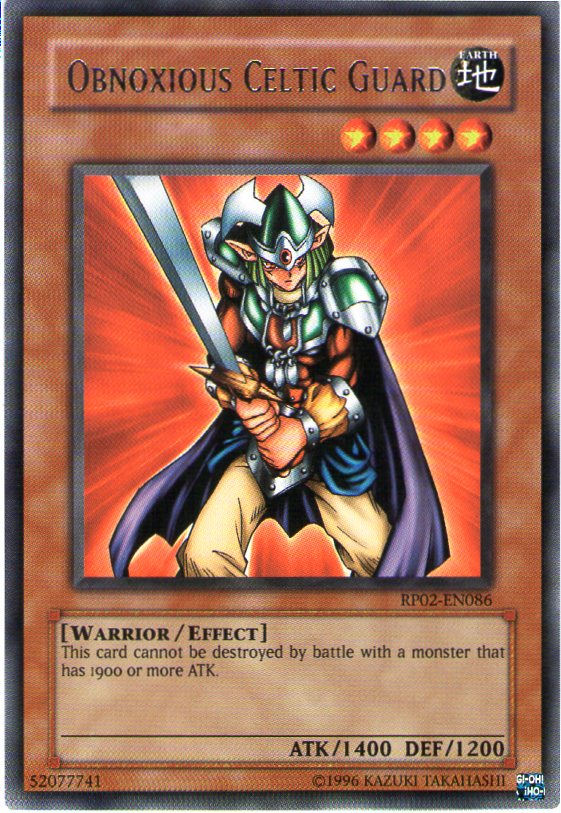Obnoxious Celtic Guard [RP02-EN086] Rare | Deep Dive Games St. Marys