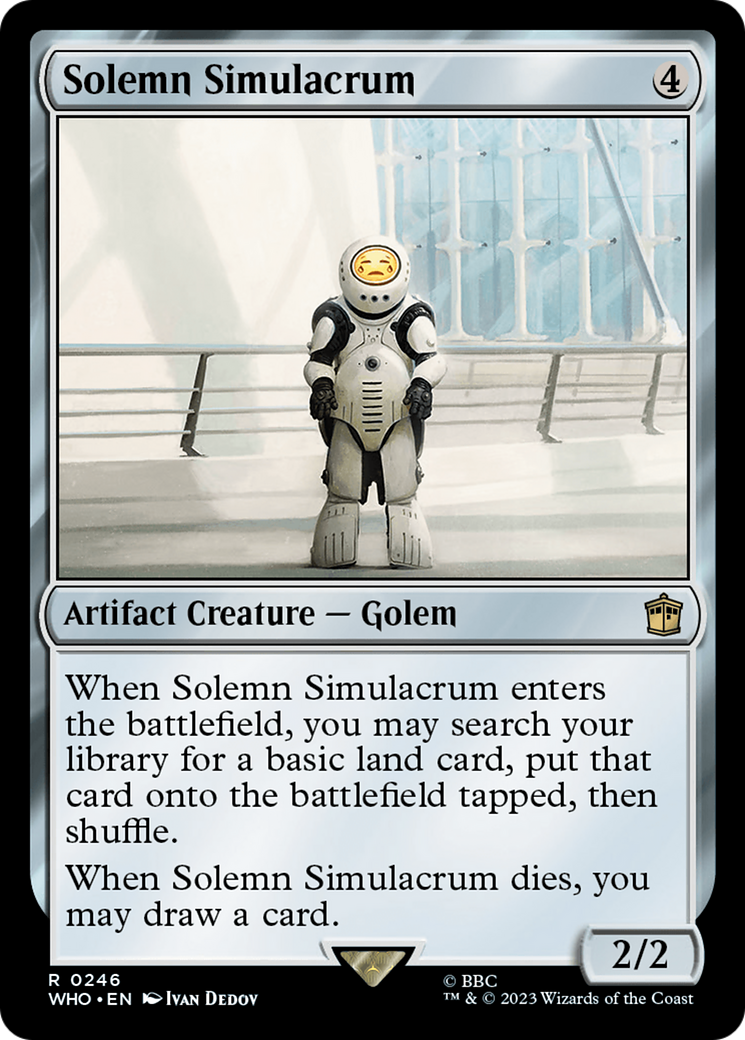 Solemn Simulacrum [Doctor Who] | Deep Dive Games St. Marys