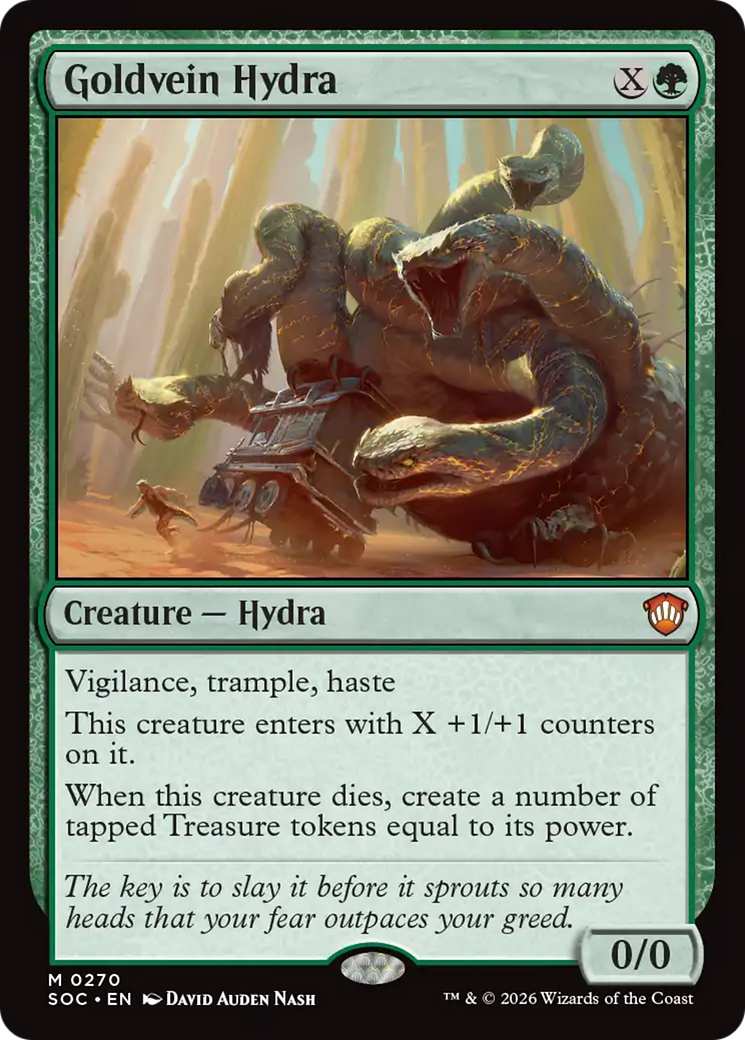 Goldvein Hydra [Secrets of Strixhaven Commander] | Deep Dive Games St. Marys