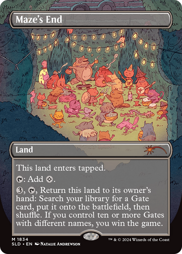 Maze's End (Rainbow Foil) [Secret Lair Drop Series] | Deep Dive Games St. Marys