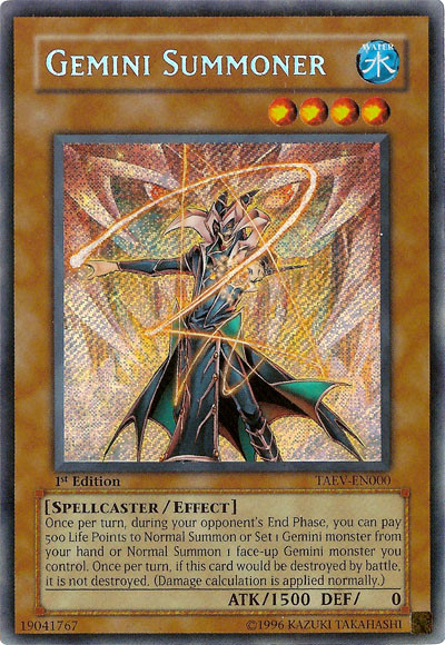 Gemini Summoner [TAEV-EN000] Secret Rare | Deep Dive Games St. Marys