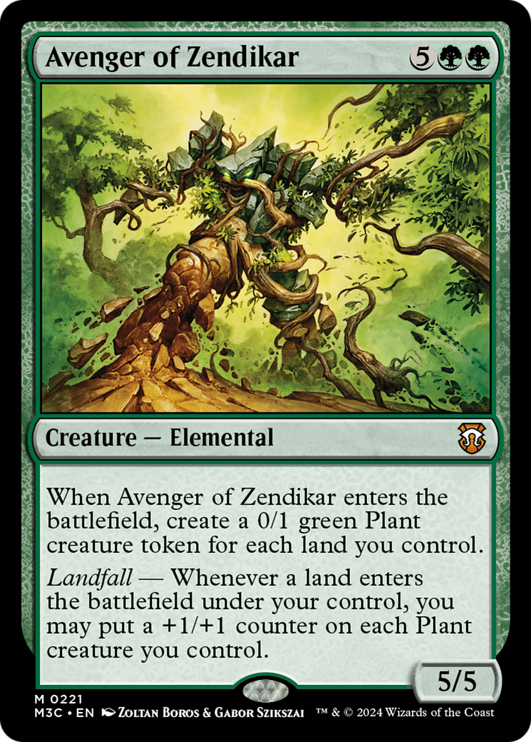 Avenger of Zendikar (Ripple Foil) [Modern Horizons 3 Commander] | Deep Dive Games St. Marys