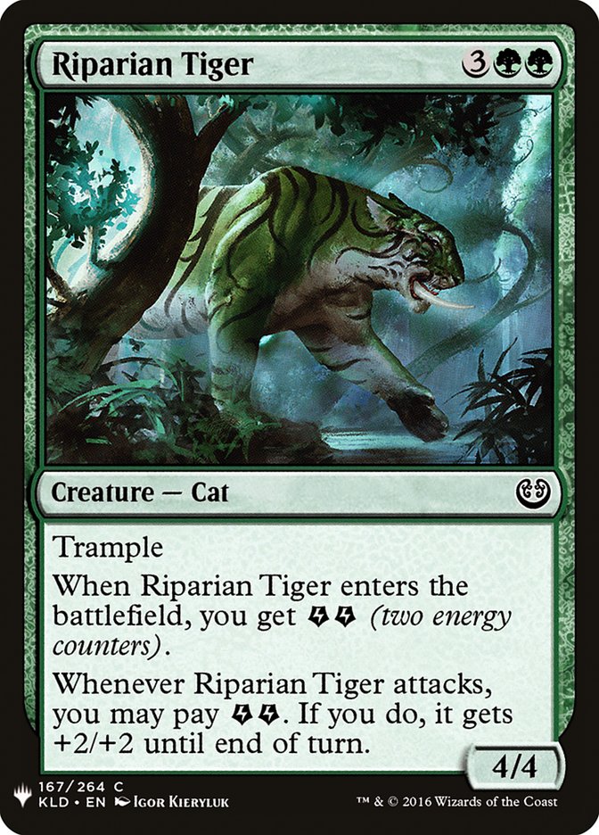 Riparian Tiger [Mystery Booster] | Deep Dive Games St. Marys