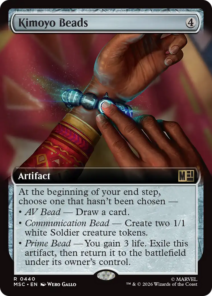 Kimoyo Beads (Extended Art) [Marvel Super Heroes Commander] | Deep Dive Games St. Marys