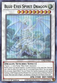 Blue-Eyes Spirit Dragon (Green) [LDS2-EN020] Ultra Rare | Deep Dive Games St. Marys