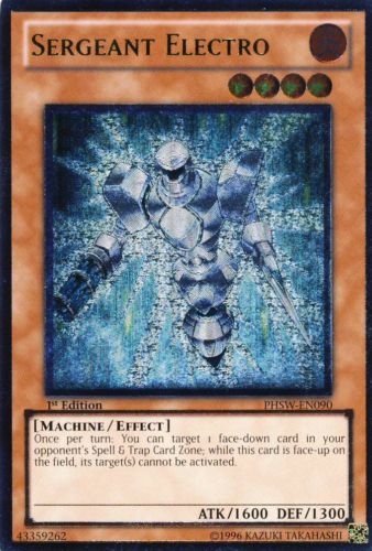 Sergeant Electro [PHSW-EN090] Ultimate Rare | Deep Dive Games St. Marys