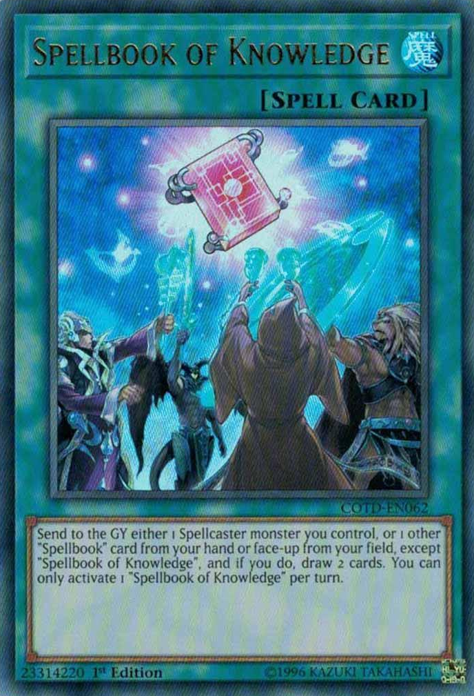 Spellbook of Knowledge [COTD-EN062] Ultra Rare | Deep Dive Games St. Marys