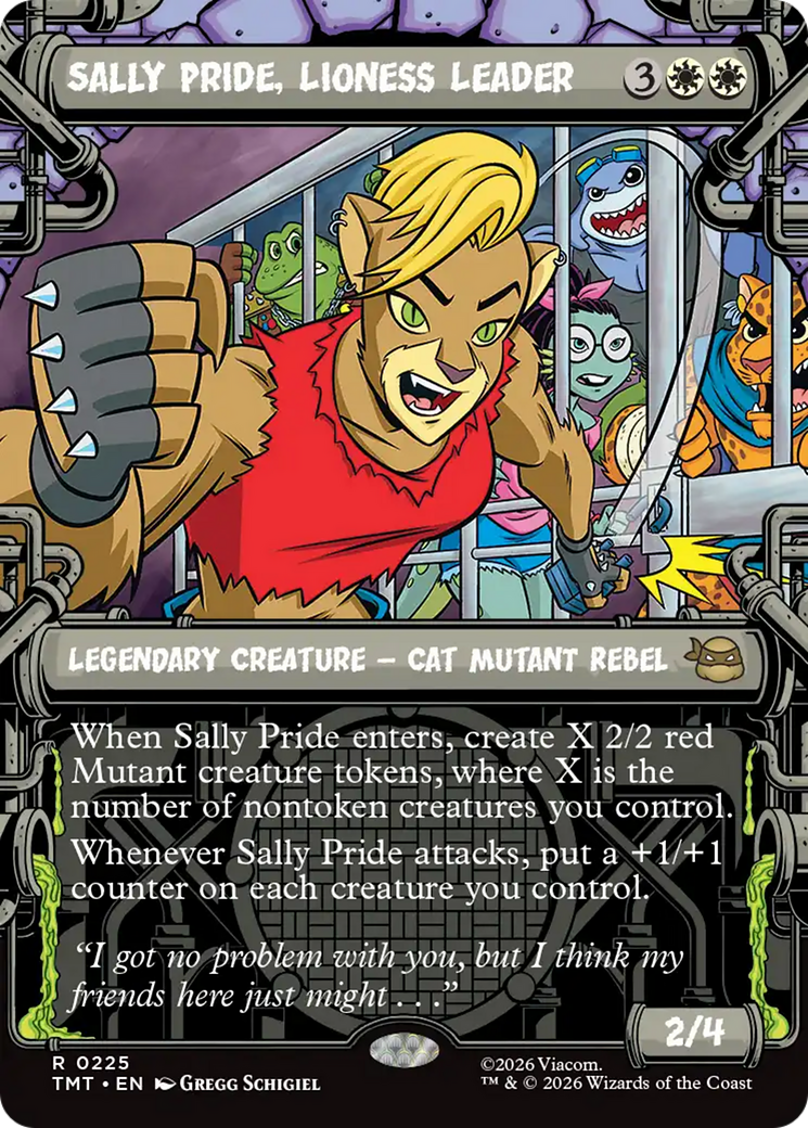 Sally Pride, Lioness Leader (Showcase) [Teenage Mutant Ninja Turtles] | Deep Dive Games St. Marys