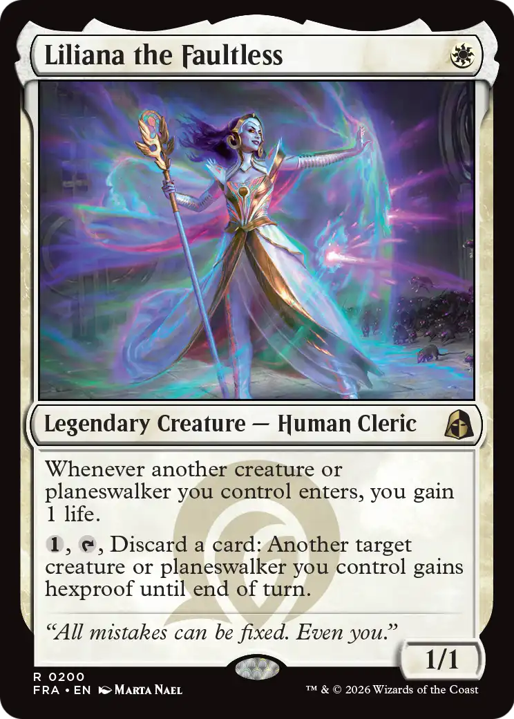 Liliana the Faultless [Reality Fracture] | Deep Dive Games St. Marys