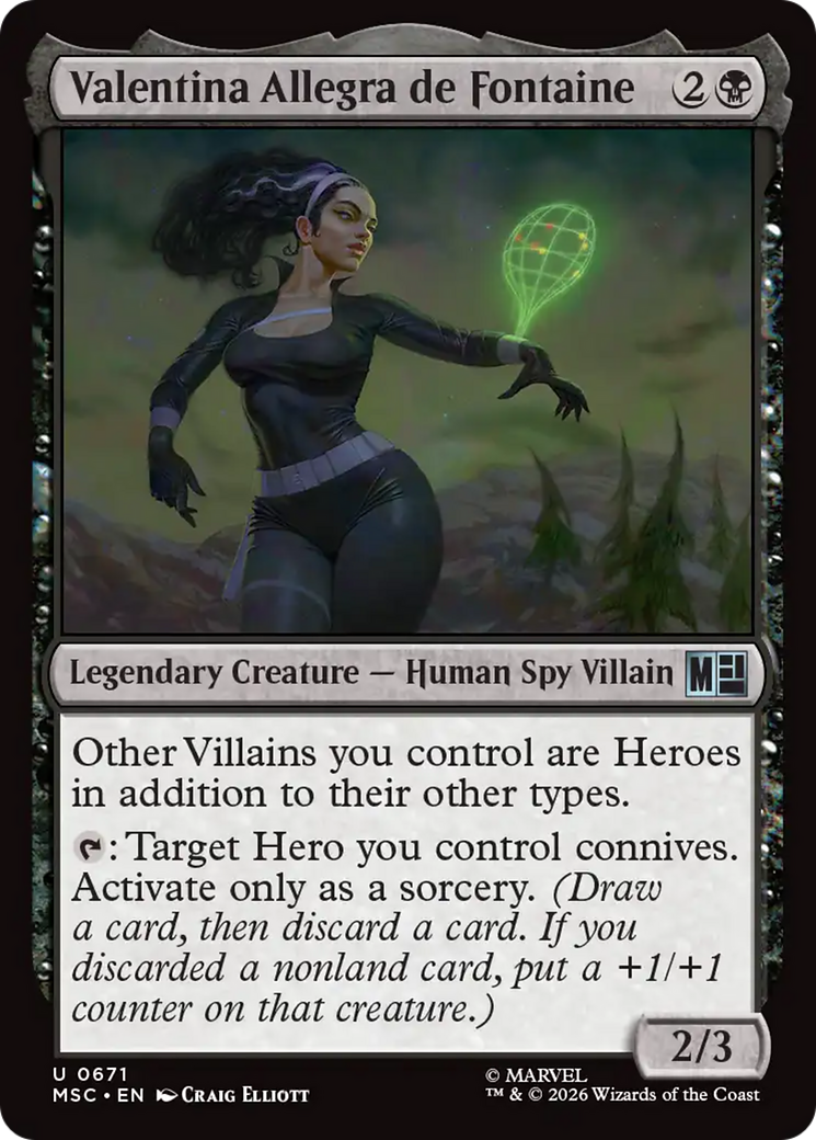 Valentina Allegra de Fontaine [Marvel Super Heroes Commander] | Deep Dive Games St. Marys