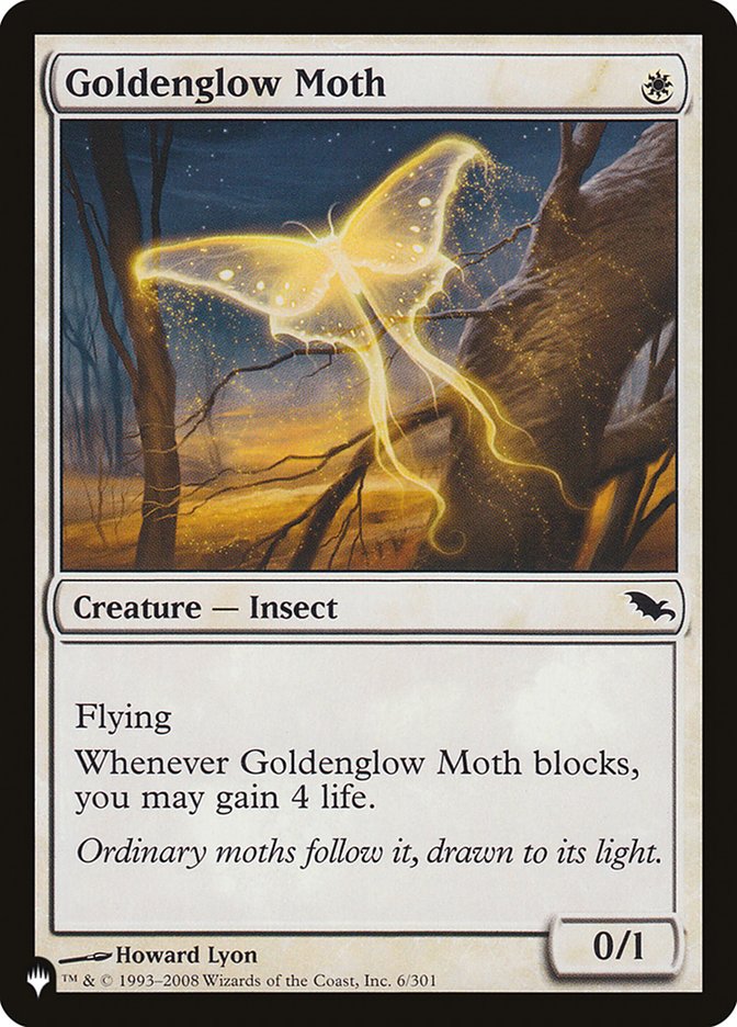 Goldenglow Moth [The List] | Deep Dive Games St. Marys