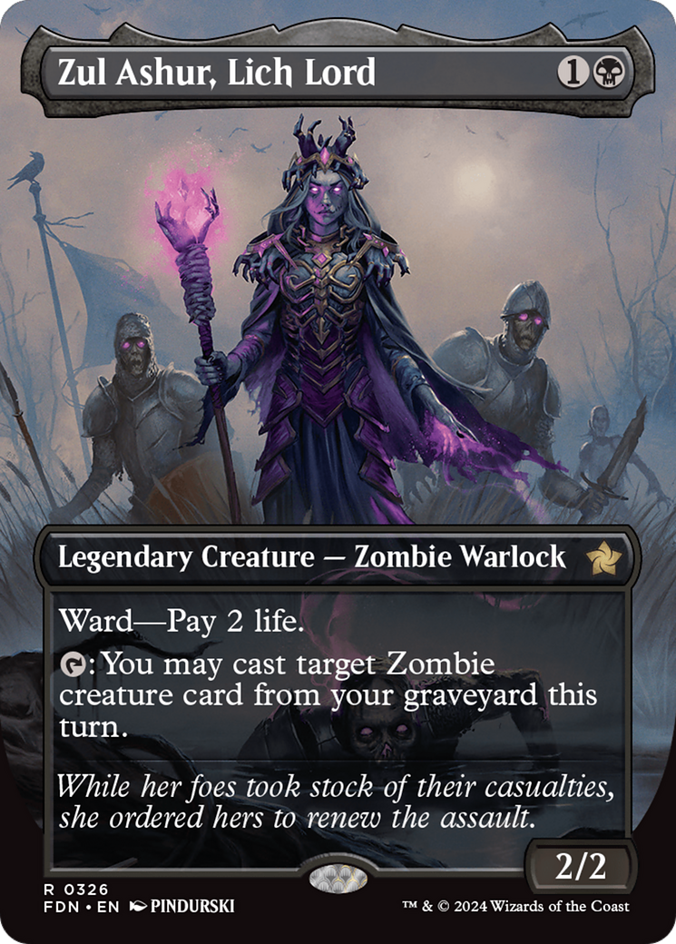 Zul Ashur, Lich Lord (Borderless) [Foundations] | Deep Dive Games St. Marys