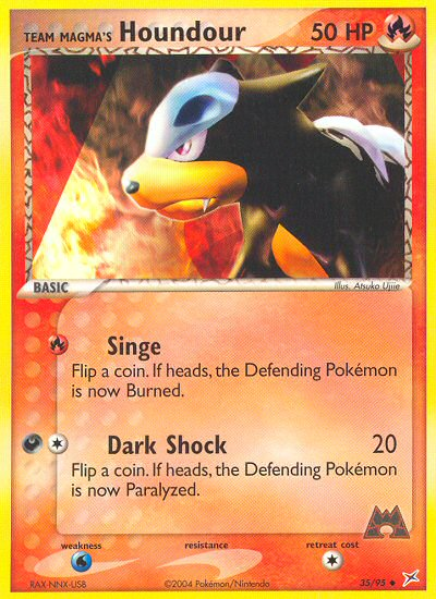 Team Magma's Houndour (35/95) [EX: Team Magma vs Team Aqua] | Deep Dive Games St. Marys