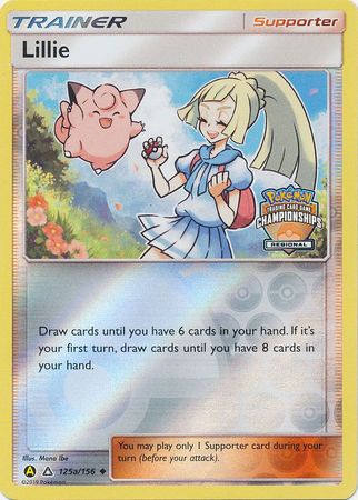 Lillie (125a/156) (Regional Promo) [Sun & Moon: Ultra Prism] | Deep Dive Games St. Marys