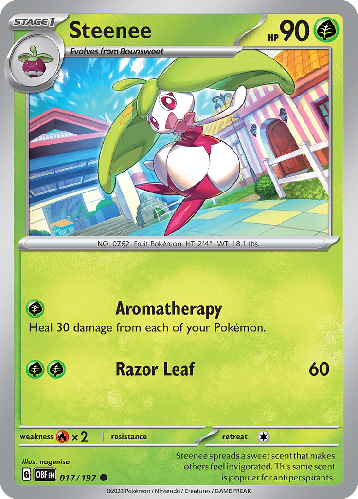 Steenee (017/197) [Scarlet & Violet: Obsidian Flames] | Deep Dive Games St. Marys