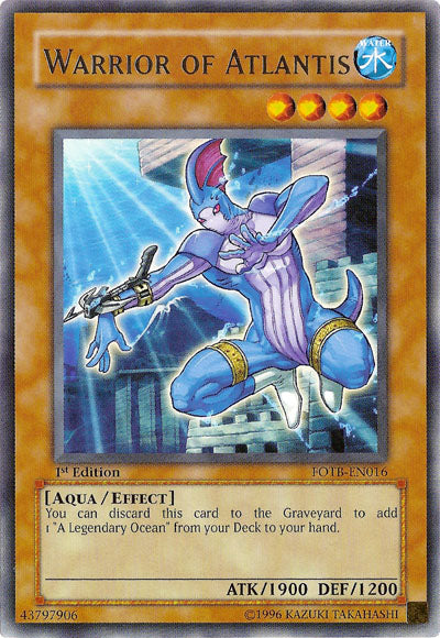 Warrior of Atlantis [FOTB-EN016] Rare | Deep Dive Games St. Marys
