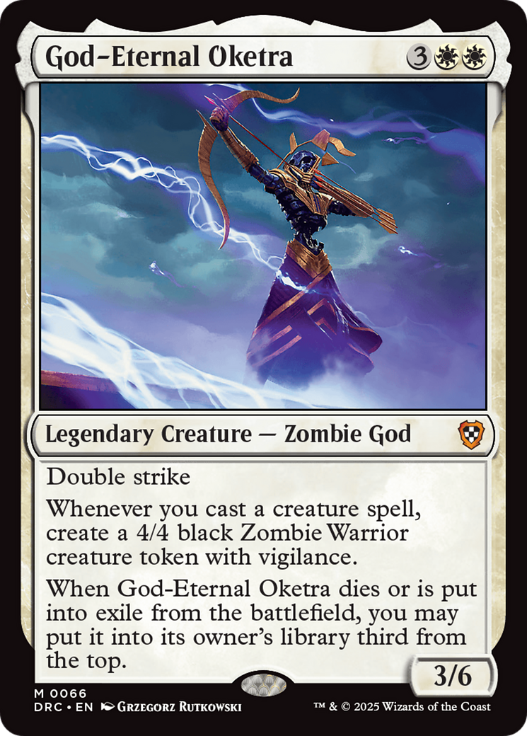 God-Eternal Oketra [Aetherdrift Commander] | Deep Dive Games St. Marys
