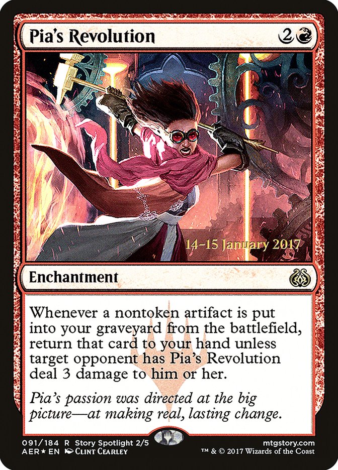 Pia's Revolution [Aether Revolt Prerelease Promos] | Deep Dive Games St. Marys