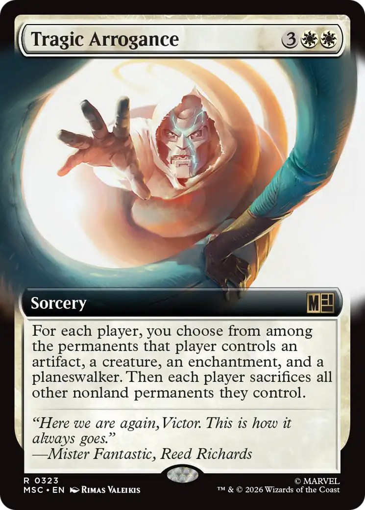 Tragic Arrogance (Extended Art) [Marvel Super Heroes Commander] | Deep Dive Games St. Marys