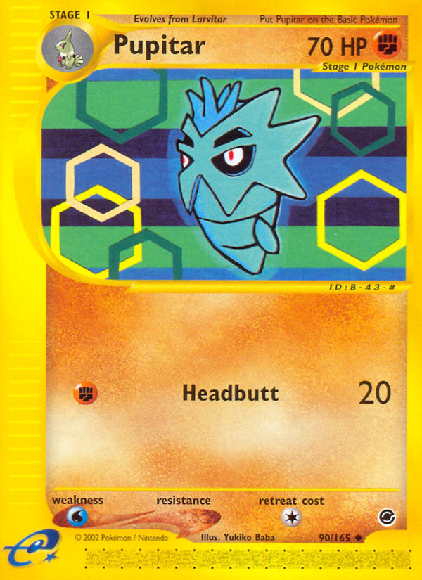 Pupitar (90/165) [Expedition: Base Set] | Deep Dive Games St. Marys