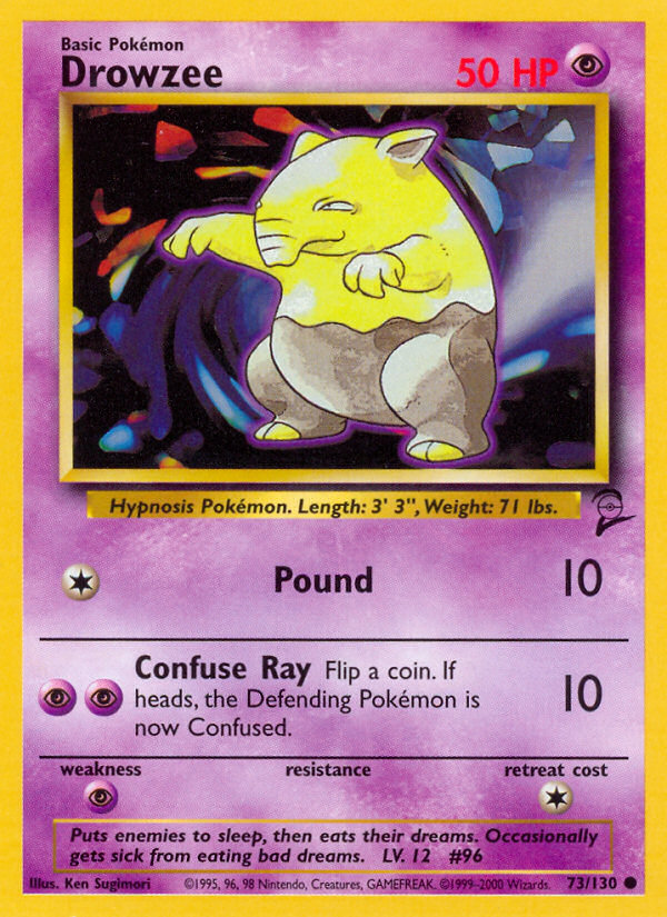 Drowzee (73/130) [Base Set 2] | Deep Dive Games St. Marys