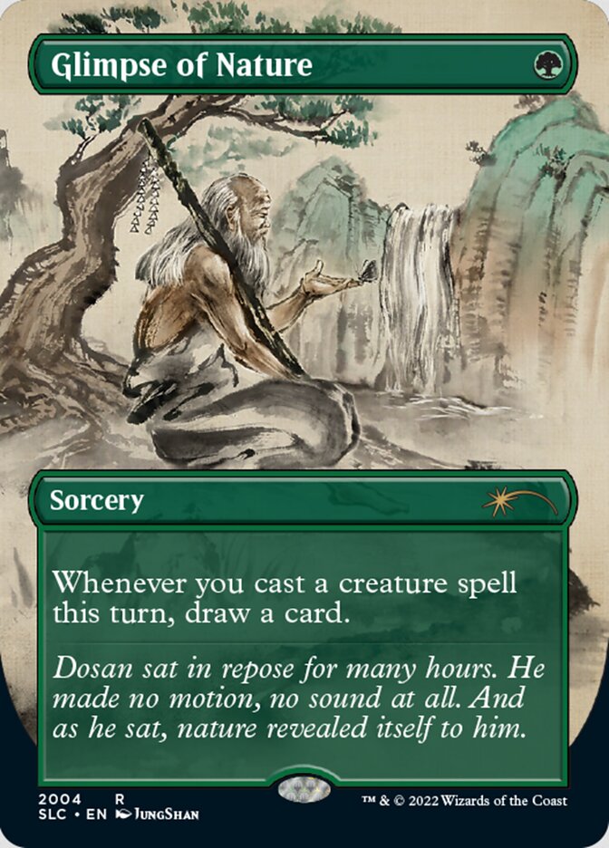 Glimpse of Nature (Borderless) [Secret Lair Countdown Kit] | Deep Dive Games St. Marys