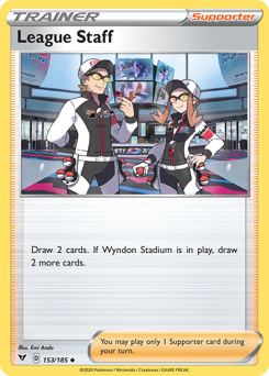 League Staff (153/185) [Sword & Shield: Vivid Voltage] | Deep Dive Games St. Marys