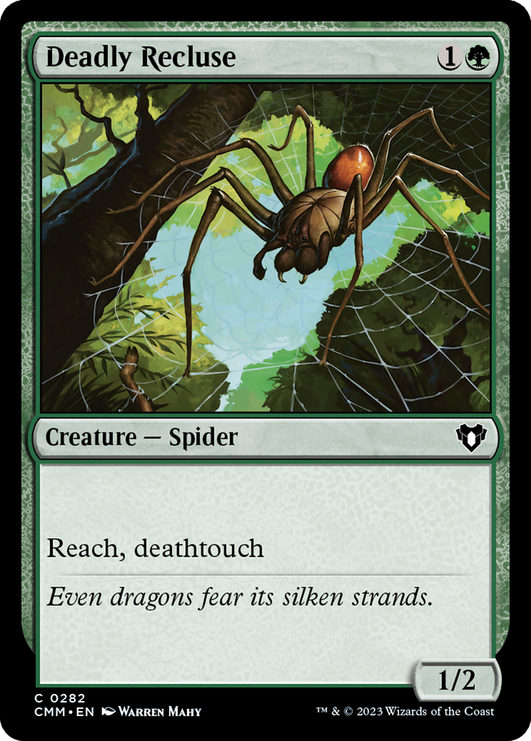 Deadly Recluse [Commander Masters] | Deep Dive Games St. Marys