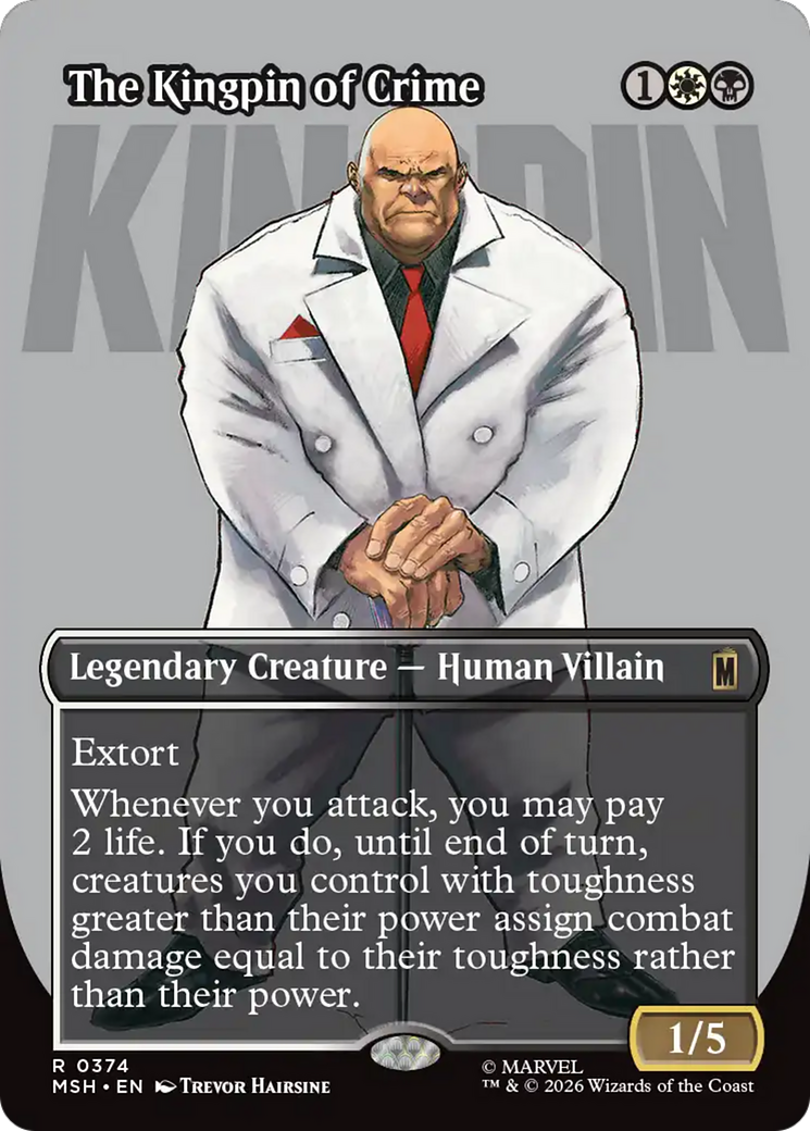 The Kingpin of Crime (Borderless) (0374) [Marvel Super Heroes] | Deep Dive Games St. Marys