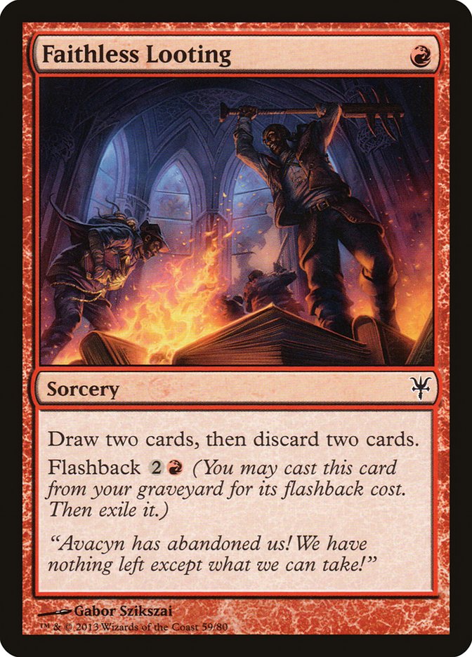 Faithless Looting [Duel Decks: Sorin vs. Tibalt] | Deep Dive Games St. Marys
